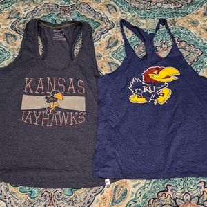University of Kansas Jayhawks tank tops